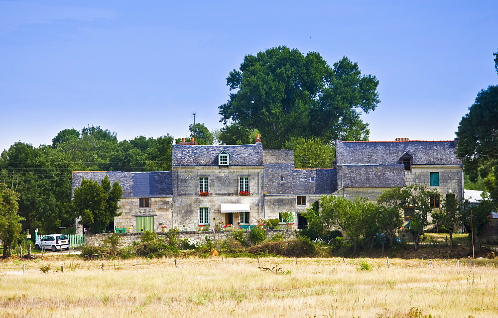 French farmhouse at Souzay Champigny, near Saumur, Loire Valley, France