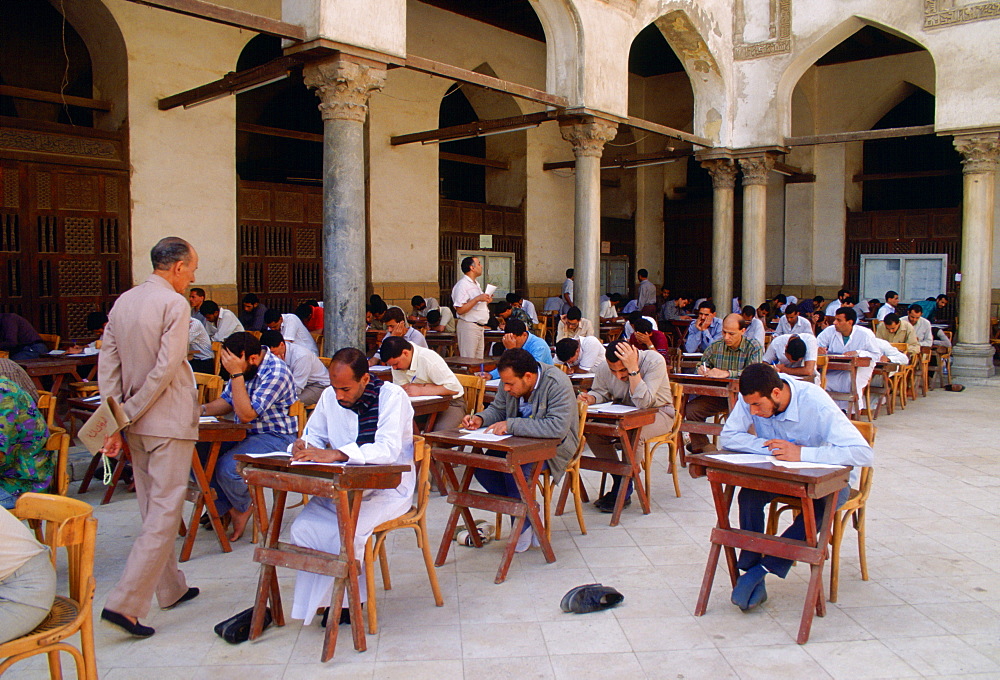 Student of the Koran studying at the Alcazhar Mosque in Cairo, Egypt