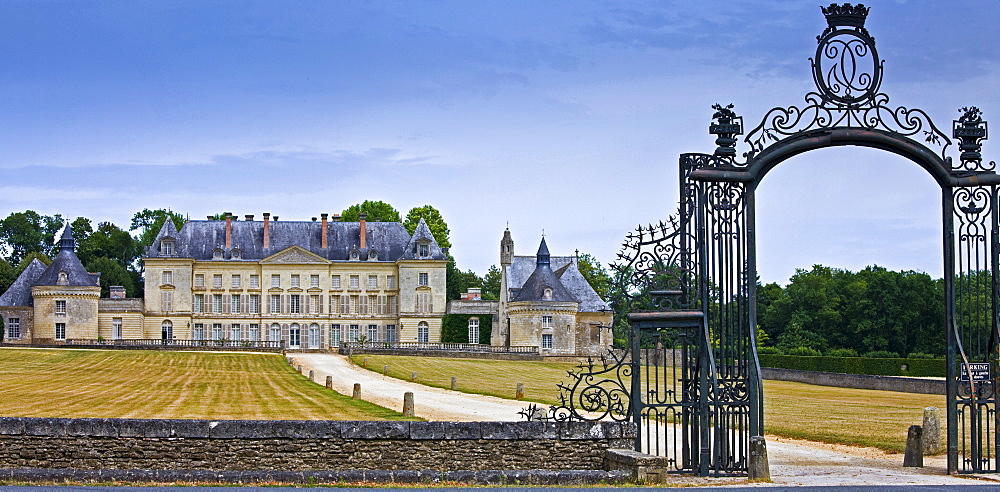 Chateau de Montgeoffroy, 18th Century manor house, by architect Jean-Benoit-Vincent Barre, near Angers, France