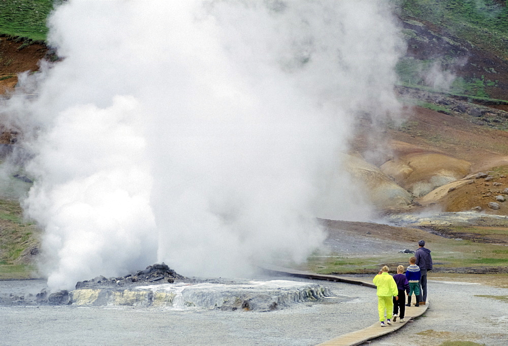 Hot geisers in Iceland