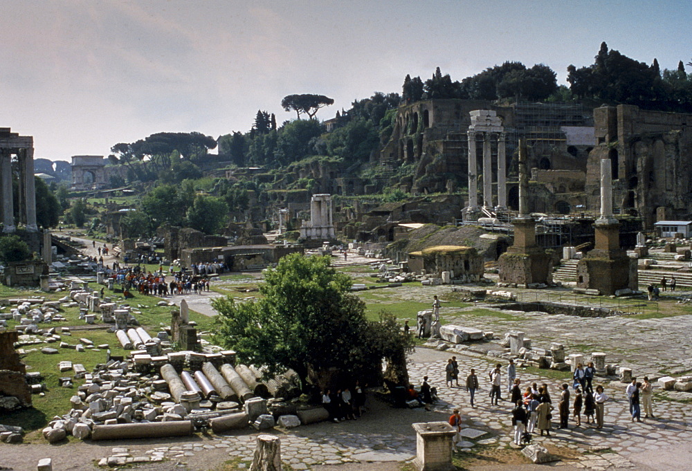 Ruins of The Forum in Rome, Italy