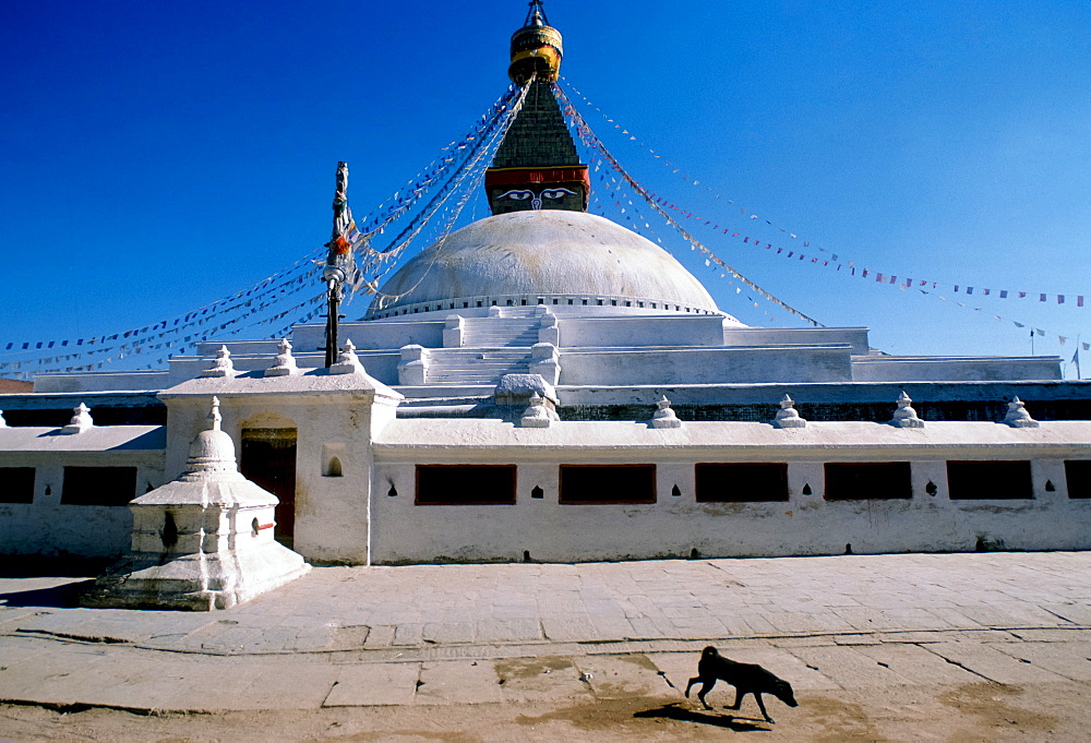 Boudhanath Stupa in Kathmandu, Nepal