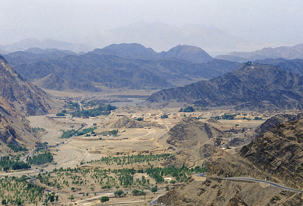 Afghanistan from the The Khyber Pass near Peshawar, Pakistan