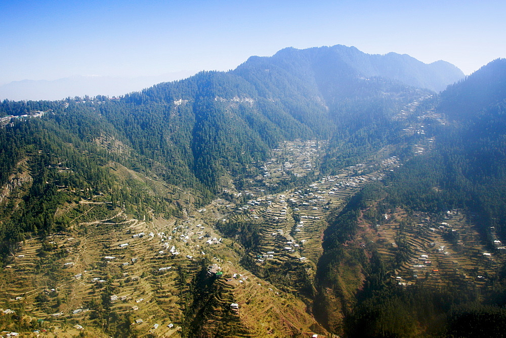 Karokoram mountains and Skardu Valley in Northern Pakistan