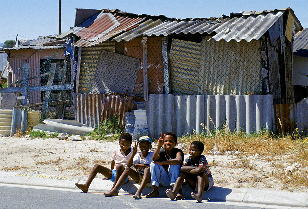 Children in the Alexandra Township, Johannesburg, South Africa