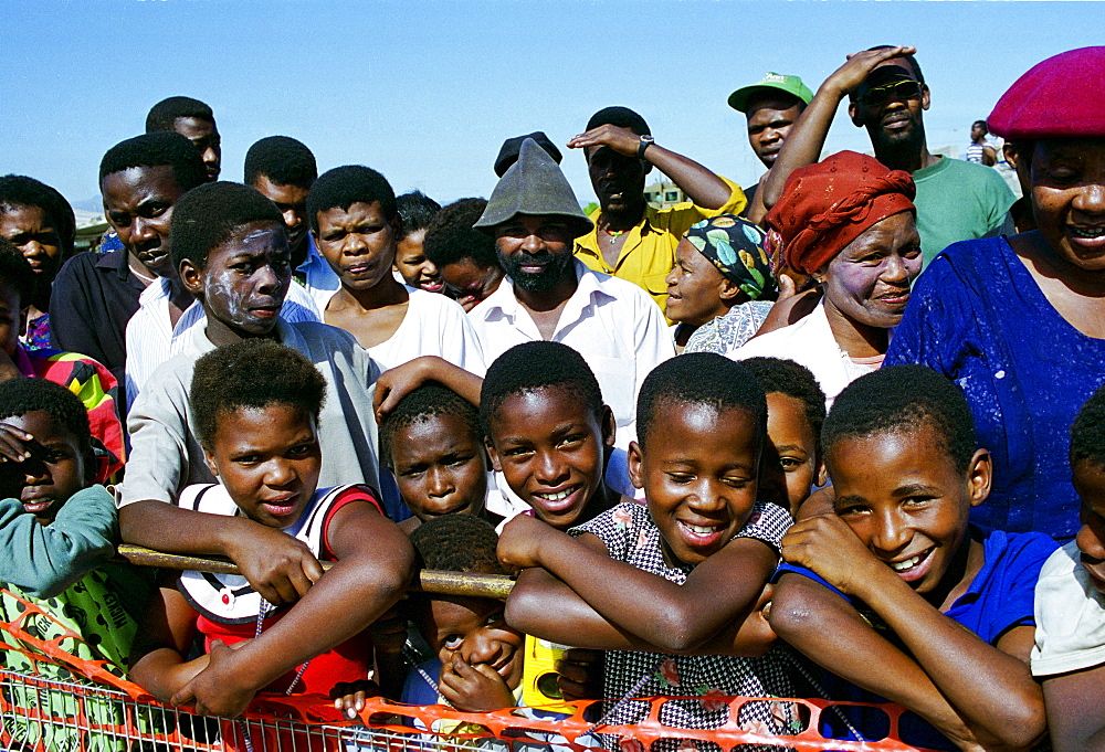 Locals in the Alexandra Township, Johannesburg, South Africa