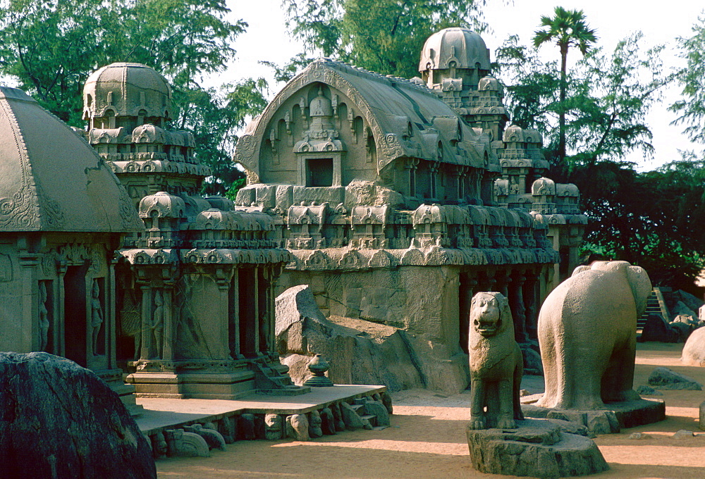 Mahabalipuram Temple Complex in India.