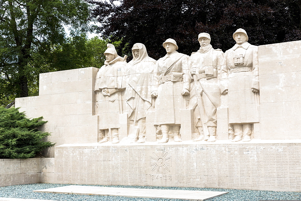 World War One Monument to the Sons of Verdun in Verdun, Meuse, Lorraine, France, Europe