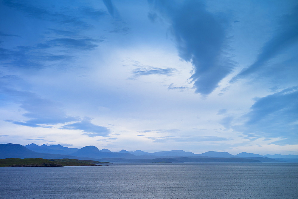 Breathtaking Scottish landscape with sea loch and mountains in the western Highlands of Scotland, United Kingdom, Europe