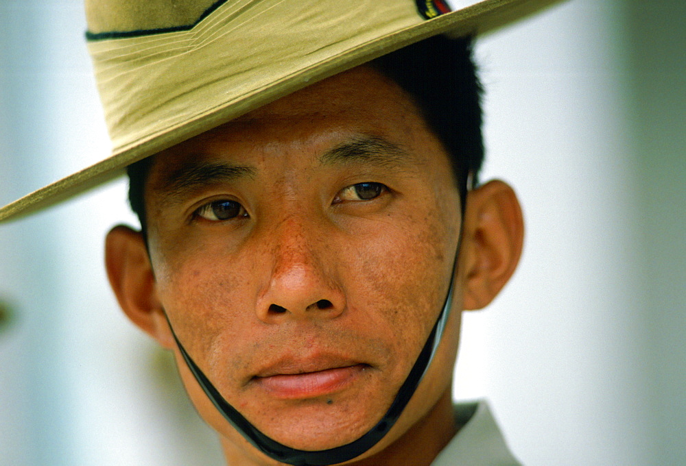 Gurkha soldier in Hong Kong