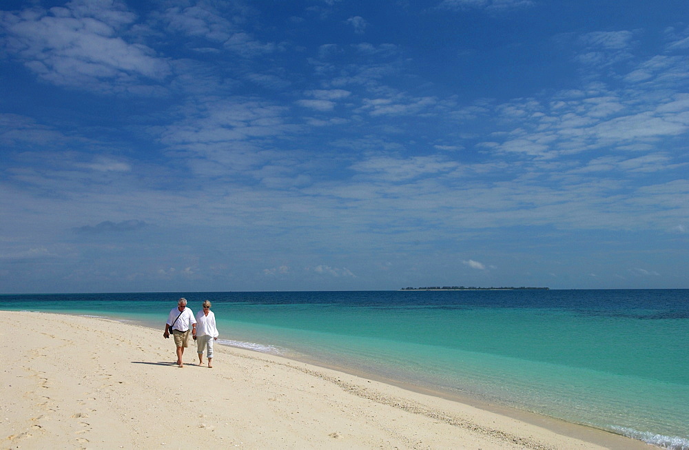 Retired couple on holiday, Zanzibar