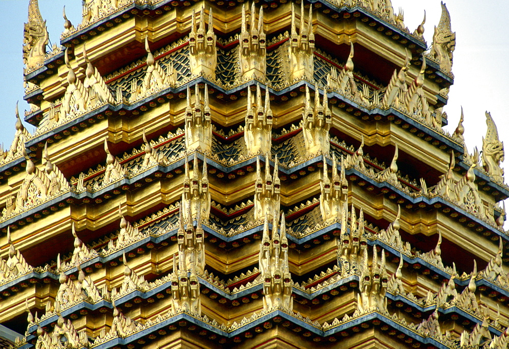 Detail of the Grand Palace, Bangkok, Thailand