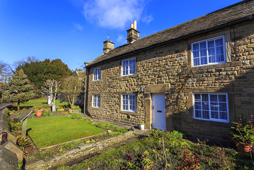 Rose Cottage, Plague Cottages, Plague Village, Eyam, Peak District National Park, Derbyshire, England, United Kingdom, Europe