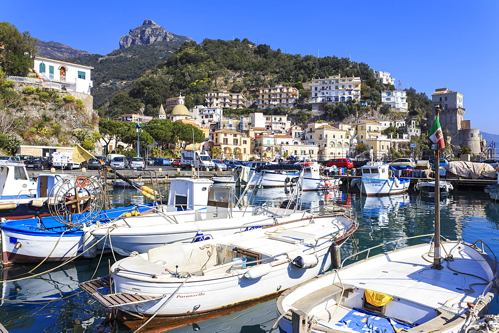 Cetara, picturesque and unpretentious fishing village, Amalfi Coast, UNESCO World Heritage Site, Campania, Italy, Europe