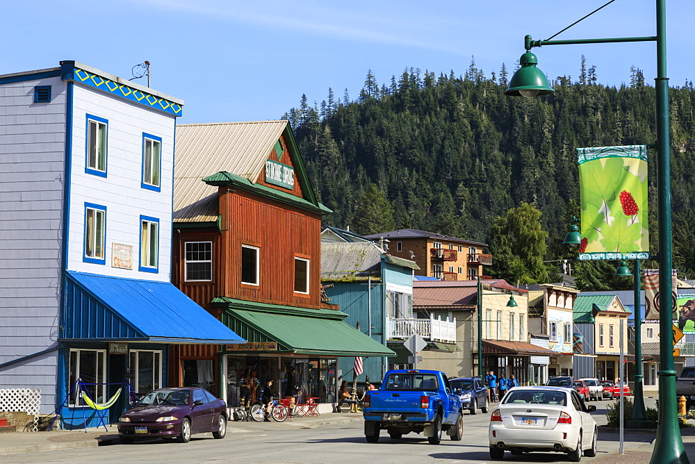 Historic Wrangell, outback pioneer port and fishing community, gateway to Stikine River, Inside Passage, Southeast Alaska, United States of America, North America