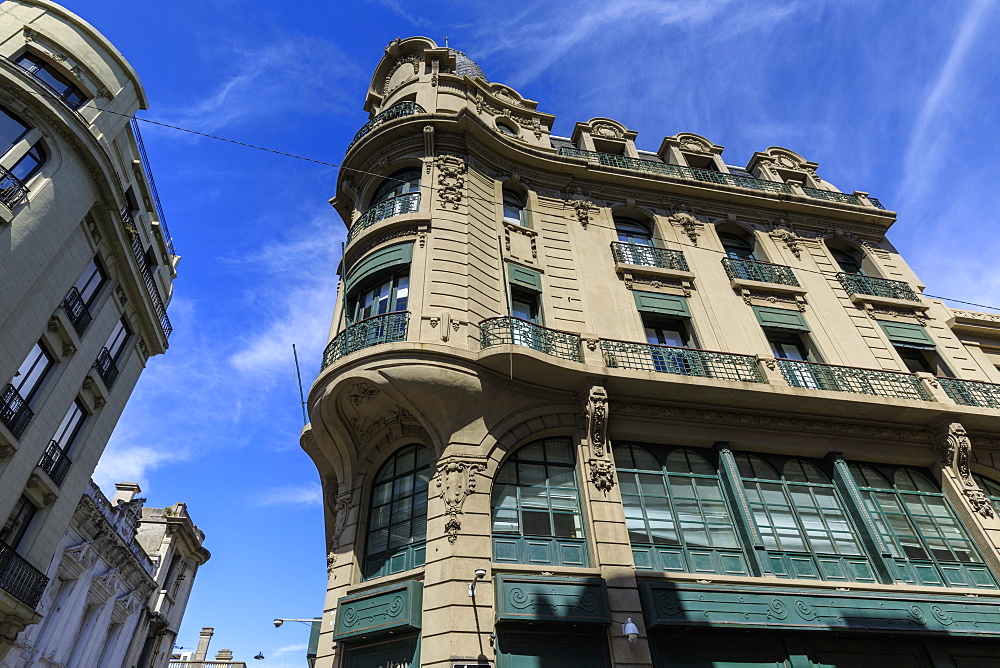 Colonial buildings, historic Ciudad Vieja, Old Town, Montevideo, Uruguay, South America