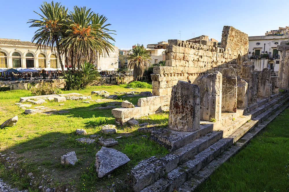 Temple of Apollo (Tempio di Apollo), Ortigia (Ortygia), Syracuse (Siracusa), UNESCO World Heritage Site, Sicily, Italy, Europe