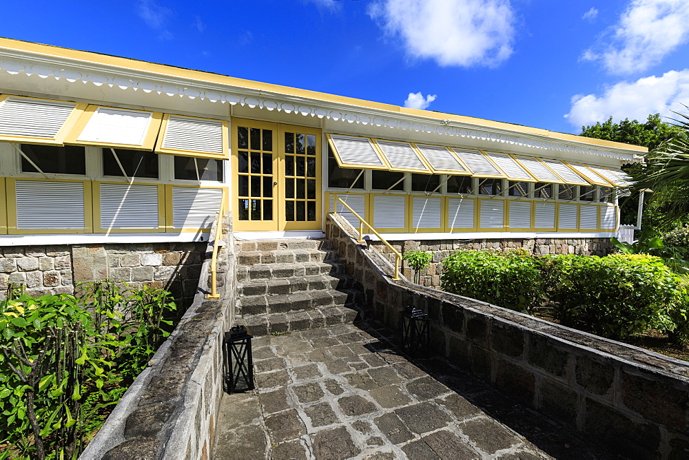 Nisbet Plantation, home of Fanny Nisbet, married to Horatio Nelson, now restored, Nevis, St. Kitts and Nevis, West Indies, Caribbean, Central America