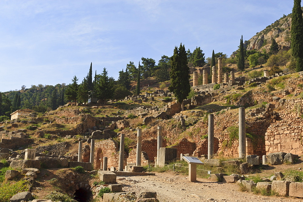 Delphi, UNESCO World Heritage Site, Peloponnese, Greece, Europe