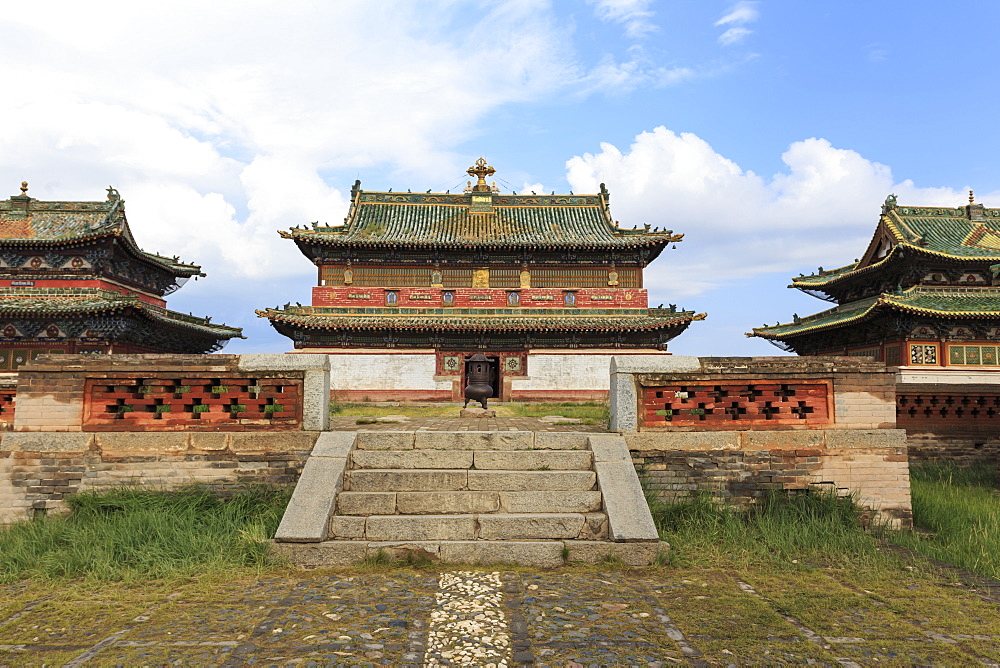 Zuu of Buddha temple, Erdene Zuu Khiid, Buddhist Monastery, Kharkhorin (Karakorum), Central Mongolia, Central Asia, Asia