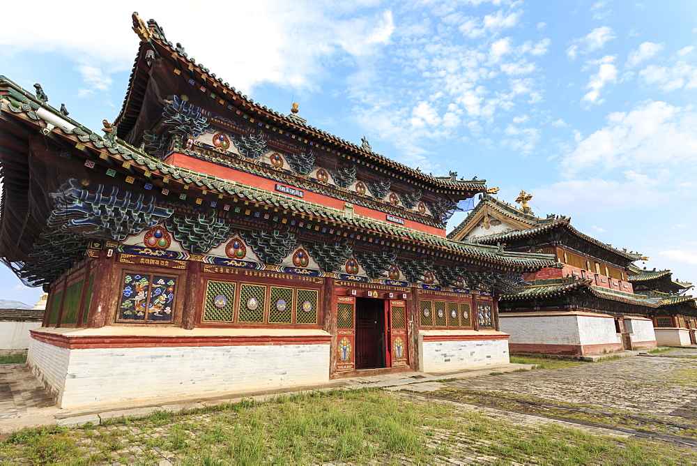 Baruun Zuu temple, Erdene Zuu Khiid, Buddhist Monastery, Kharkhorin (Karakorum), Central Mongolia, Central Asia, Asia