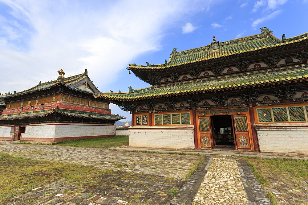 Zuun Zuu temple, Erdene Zuu Khiid, Buddhist Monastery, Kharkhorin (Karakorum), Central Mongolia, Central Asia, Asia