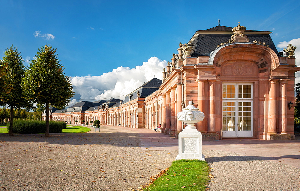 Northern Quarter-Circle Building (Zirkelbau), Schwetzingen Palace, Schwetzingen, Baden-Wurttemberg, Germany, Europe