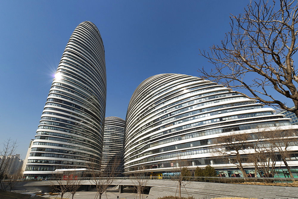 Wangjing SOHO exterior, Beijing, China, Asia