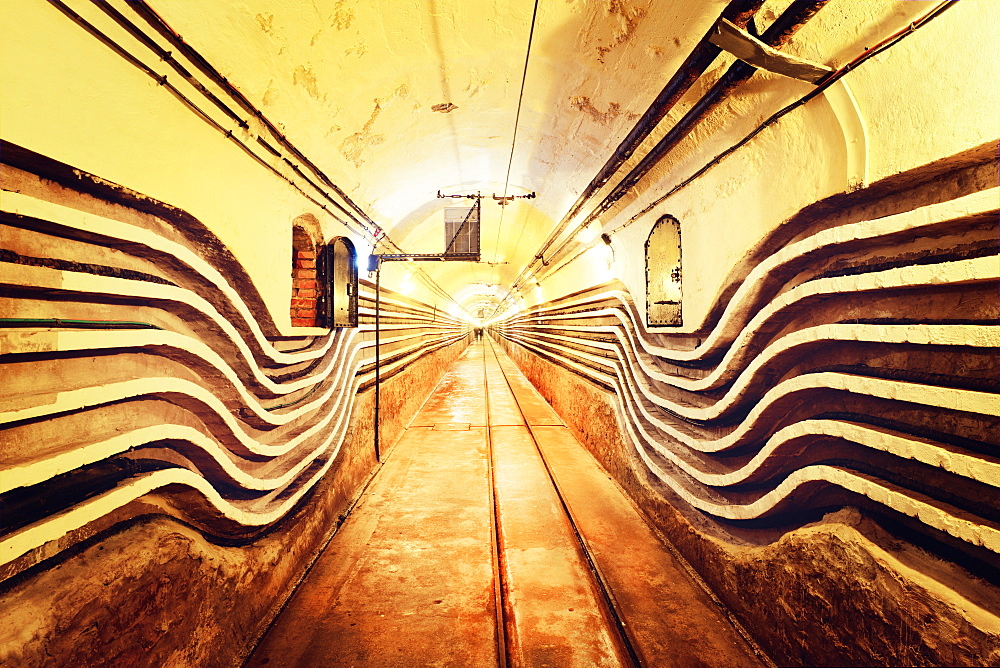 Blast chambers at Schoenenbourg Fortress, Bas-Rhin department, France, Europe