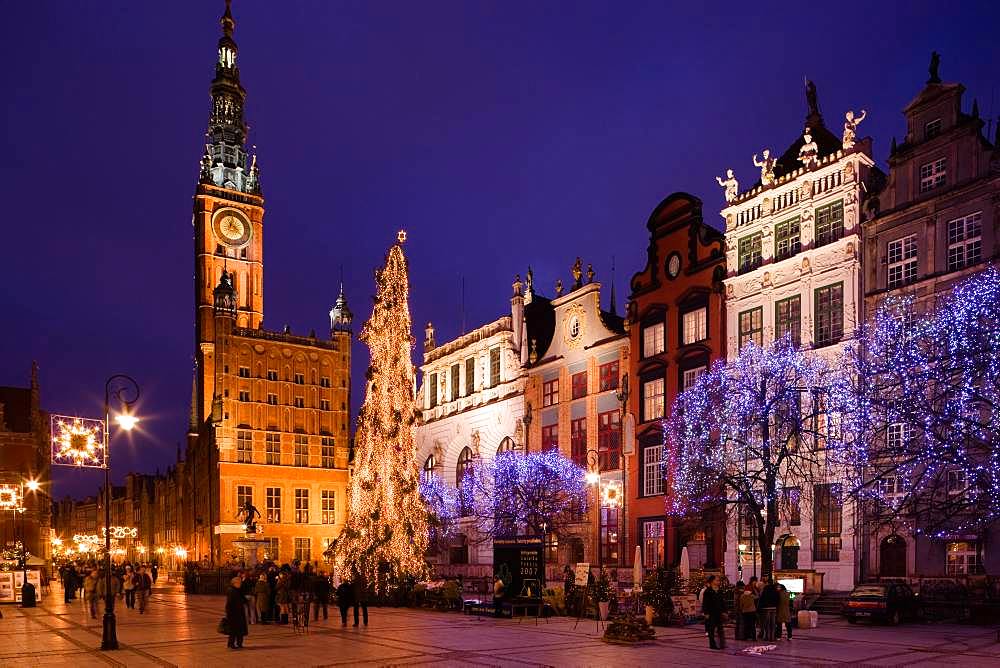 Dlugi Square, Gdansk, Poland