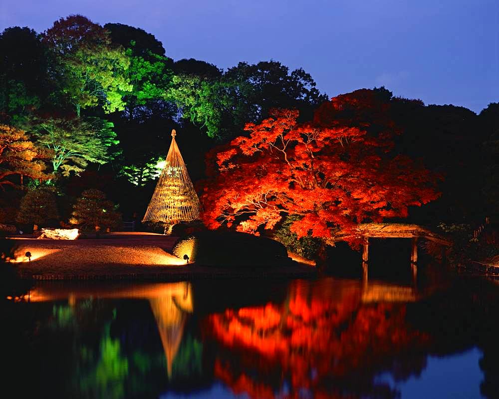 Rikugien Garden, Tokyo, Japan