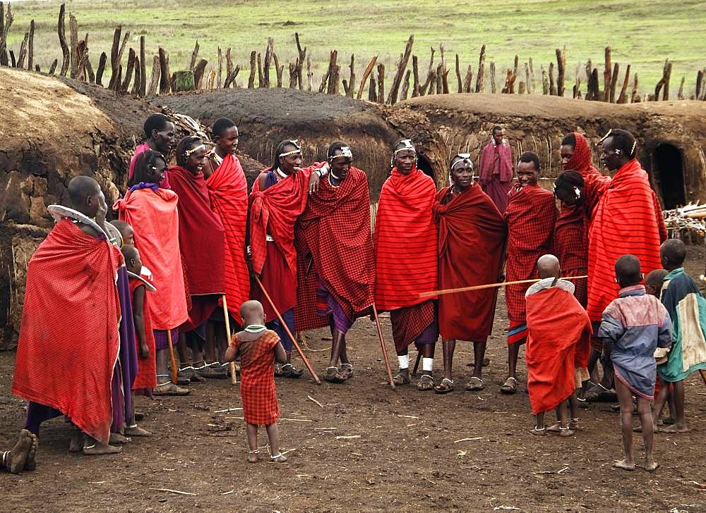 Masai Village in Ngorongoro