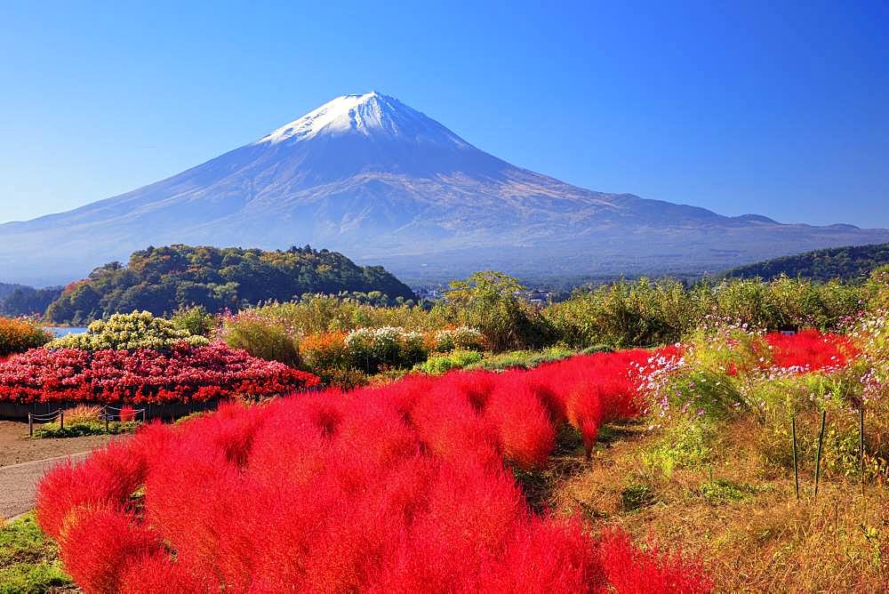 Mount Fuji from Yamanashi Prefecture, Japan