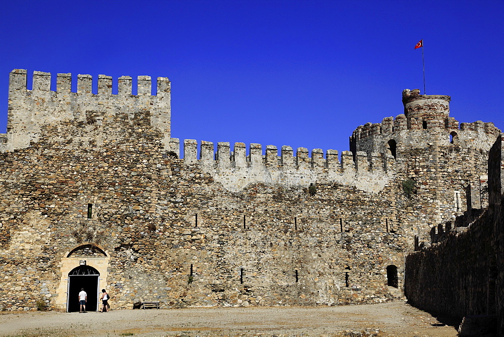 Entrance of Mamure Castle in Anamur, Mersin Province, Turkey