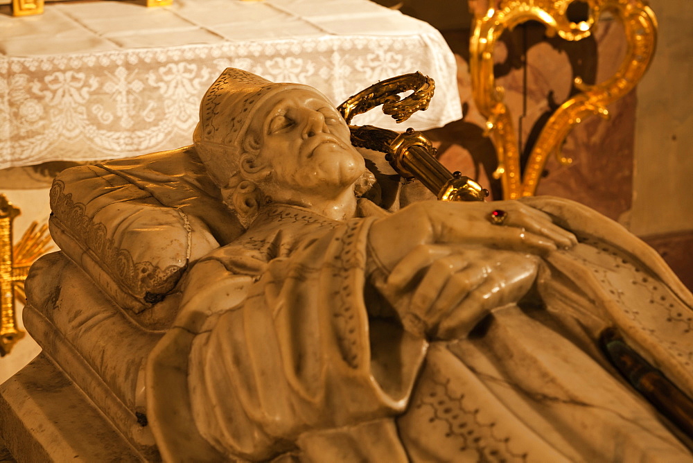 Close of St. Ulrich and Afra crypt in Maximilian street Basilica, Augsburg, Germany