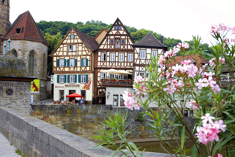 View of Schwabisch Hall, Germany