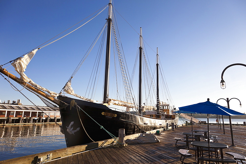 View of sailing ship at Halifax Regional Municipality, Nova Scotia, Canada