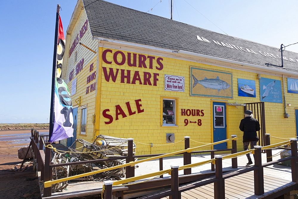 Courts Wharf at North Rustico Harbour, Canada