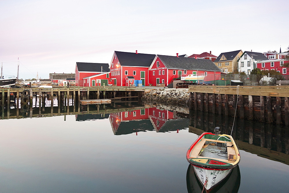 View of Lunenburg Harbour, Nova Scotia, Canada