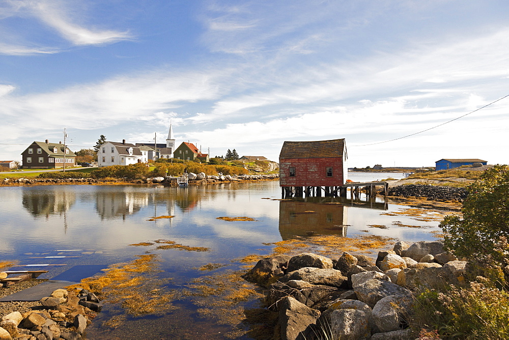 View of Village near Halifax, Nova Scotia, Canada