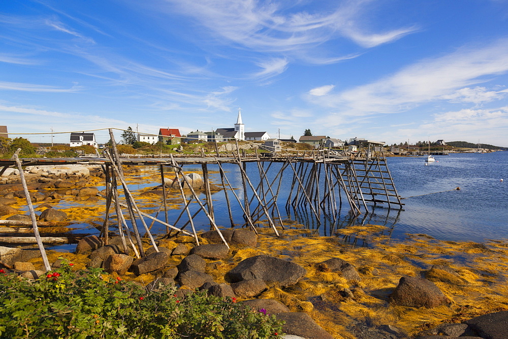 View of Village near Halifax, Nova Scotia, Canada