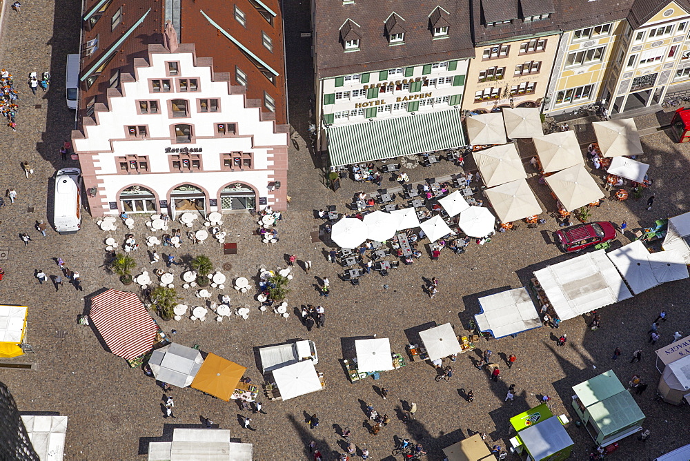 View from the Cathedral to the Cathedral Square, Elevated view