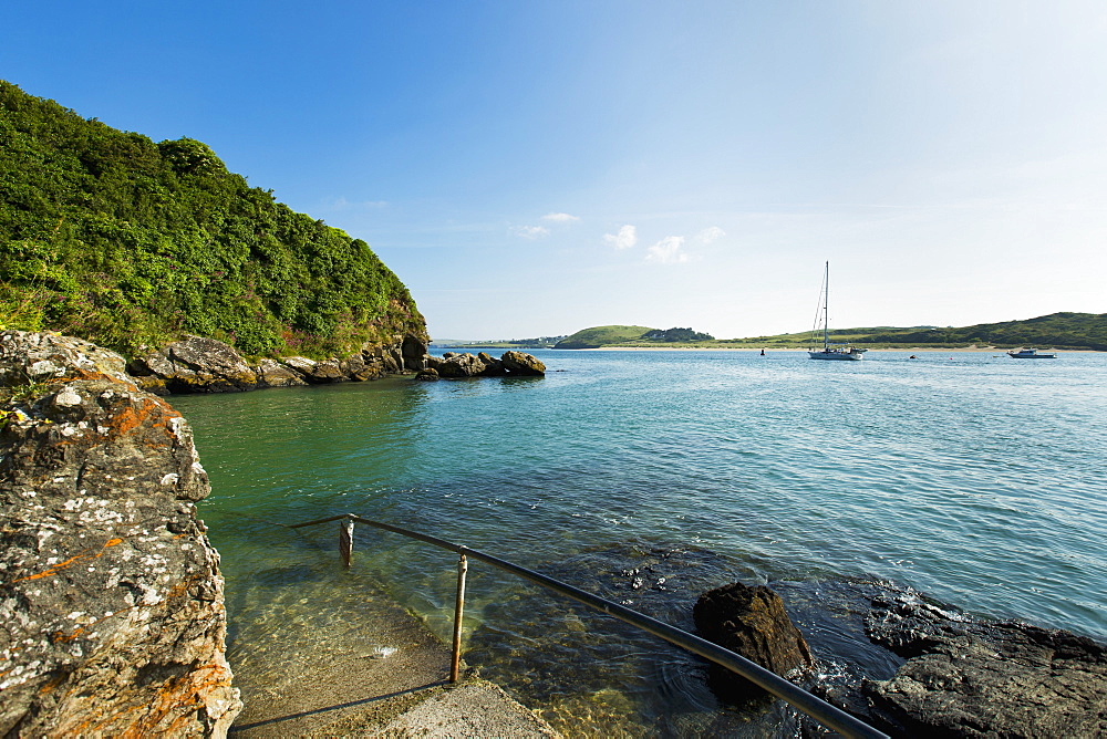 Padstow Bay at high tide (Cornwall, England)