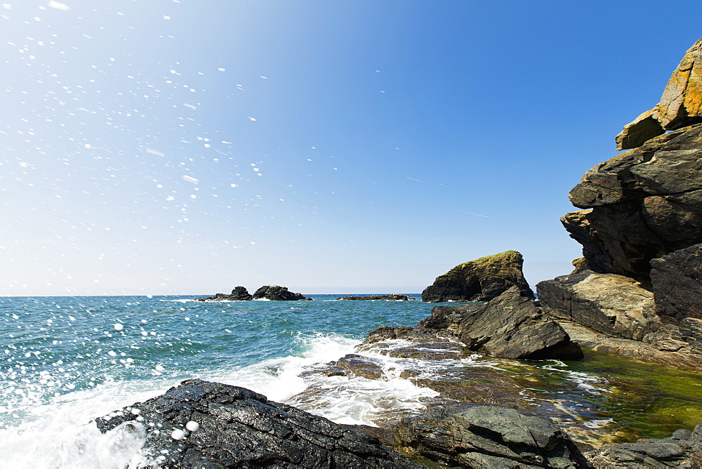 Lizard Point, the southernmost point of England in Cornwall