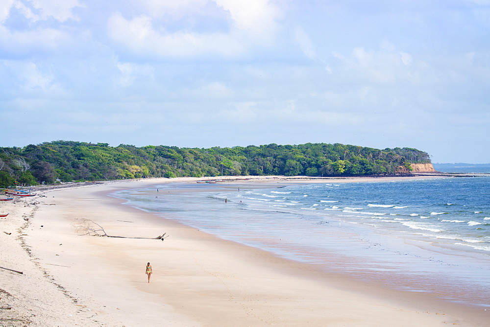 Joannes beach (Praia de Joannes) on Marajo island in the Brazilian Amazon, Para, Brazil, South America