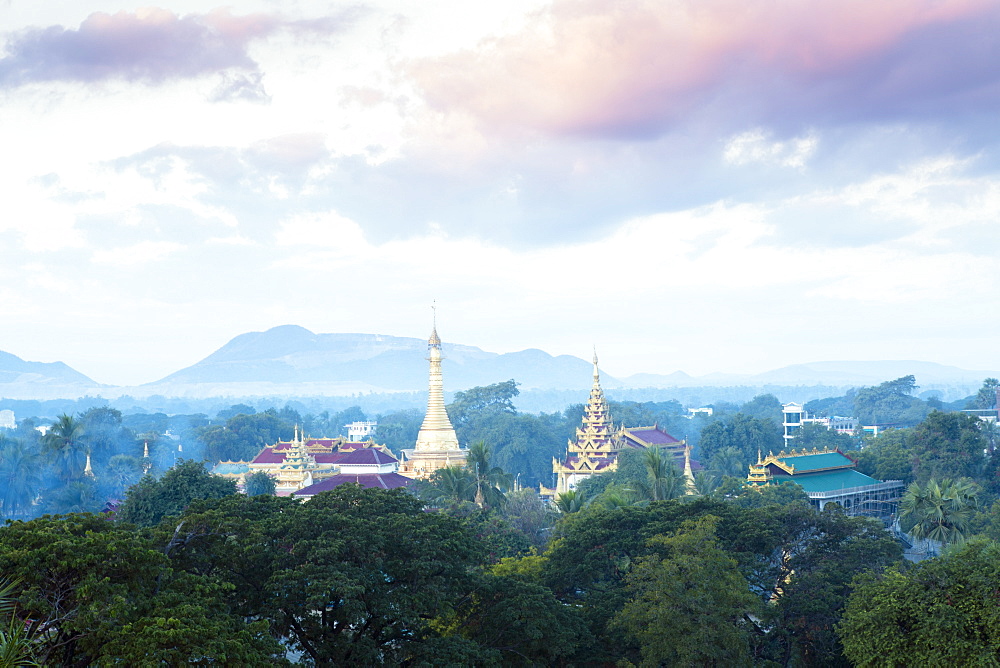 View of Monywa town, Monywa, Sagaing, Myanmar (Burma), Southeast Asia