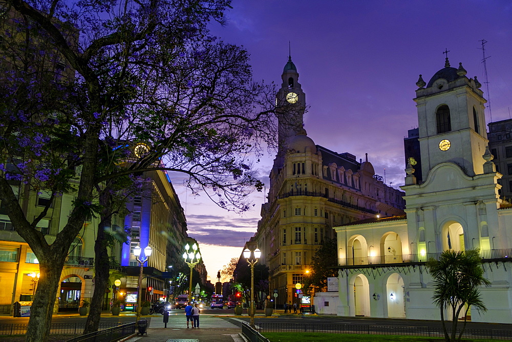 Cabildo Museum and Calle Bolivar off the Plaza de Mayo, Buenos Aires, Argentina, South America