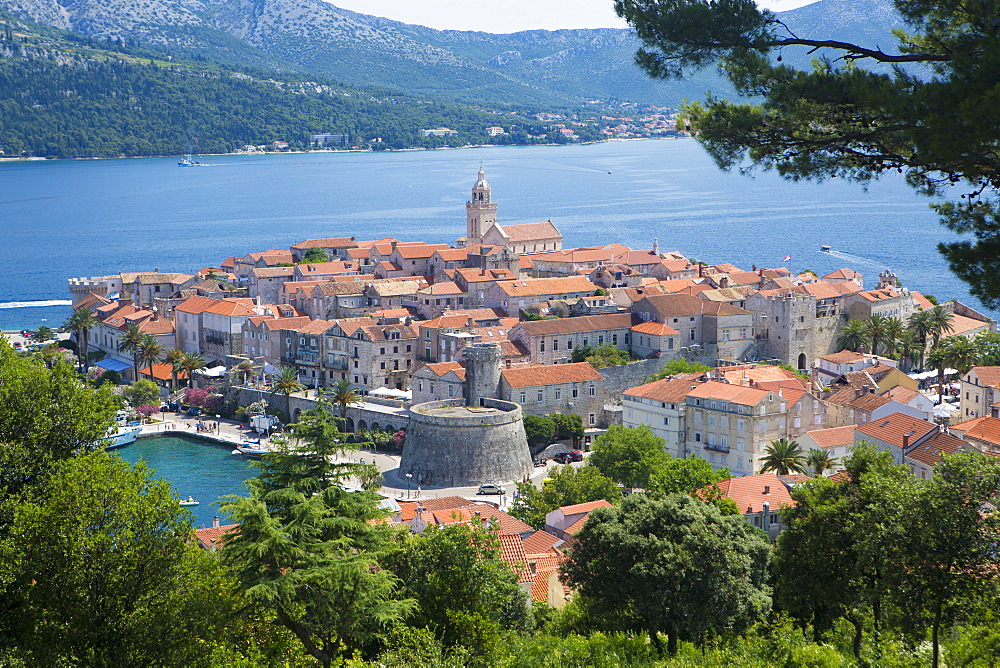 Korcula town, Korcula Island, Dalmatia, Croatia, Europe