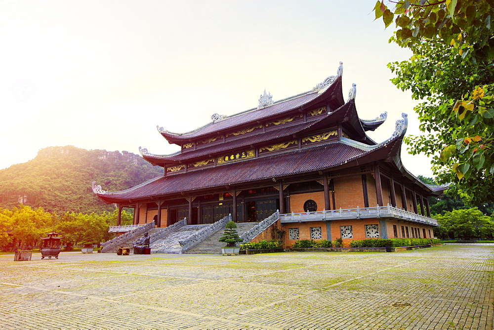 Gia Sinh, pagoda at Bai Dinh Mahayana Buddhist Temple near Tam Coc, Ninh Binh, Vietnam, Indochina, Southeast Asia, Asia