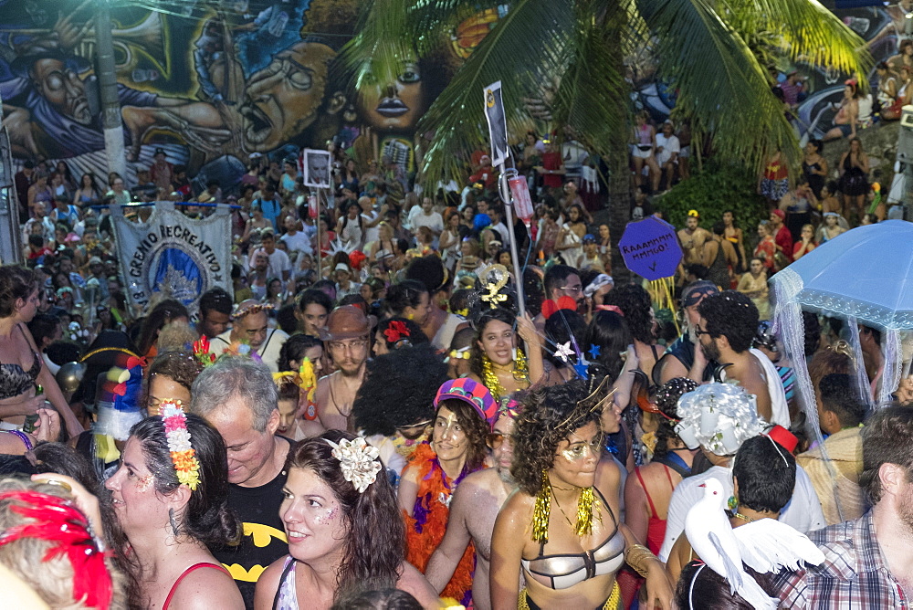 The Banda da Conceicao street carnival troupe in Rio de Janeiro Carnival, Rio de Janeiro, Brazil, South America